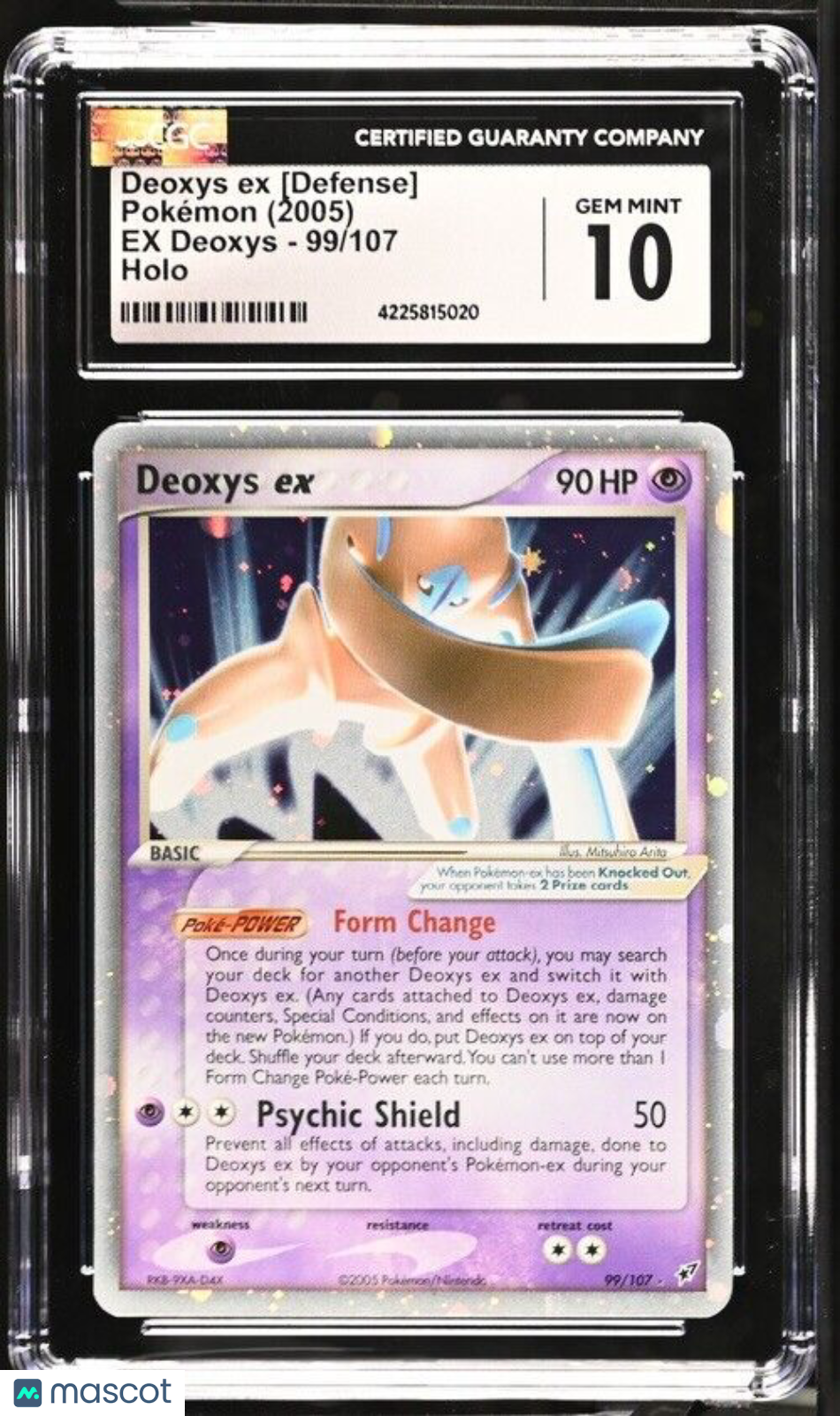 Outlets Pokémon Deoxys EX 99/107