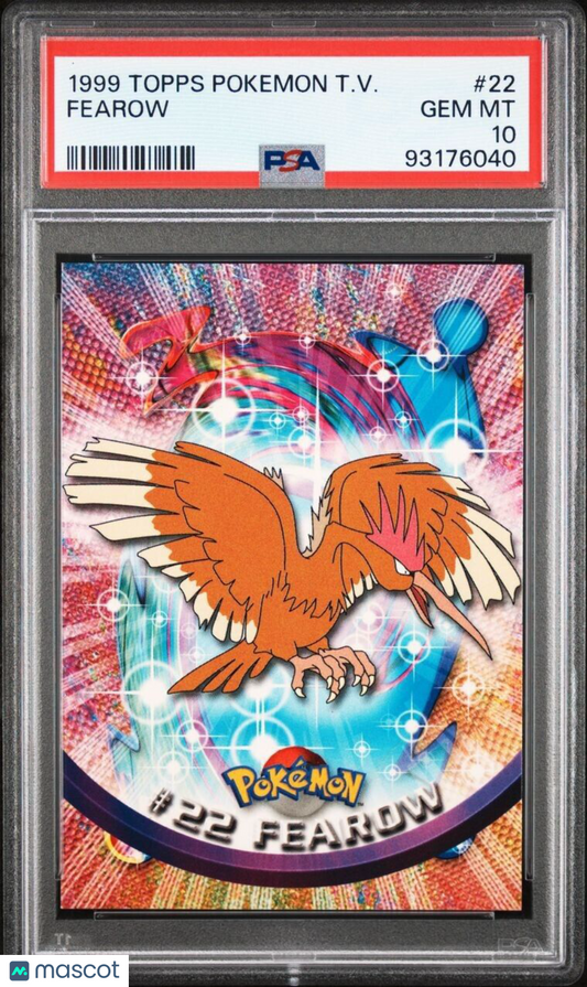 1999 Topps Pokemon TV Animation Fearow #22 PSA 10